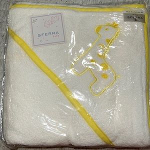 Sferra baby hooded towel